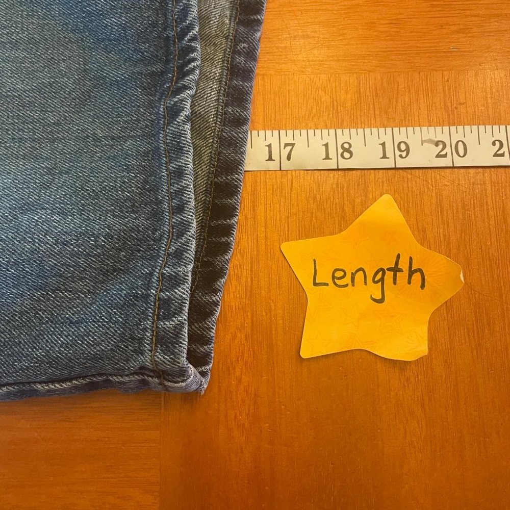 Calvin Klein 90s vintage jean shorts size 14 plus size 90s cargo short - Picture 3 of 5
